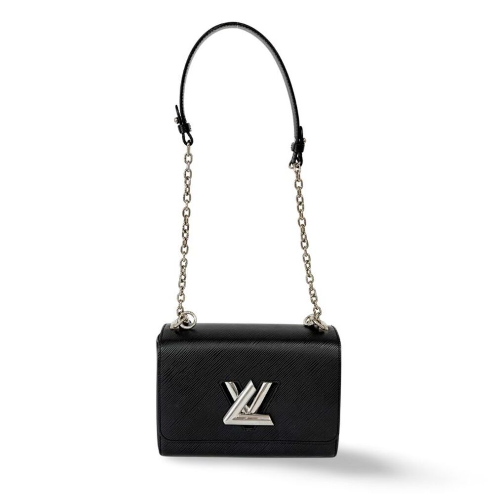Louis Vuitton Twist Epi Leather Black Leather Handbag